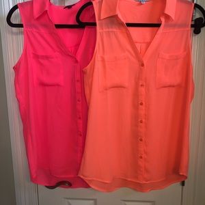 Lot of Six Express Portofino Shirts Size Medium